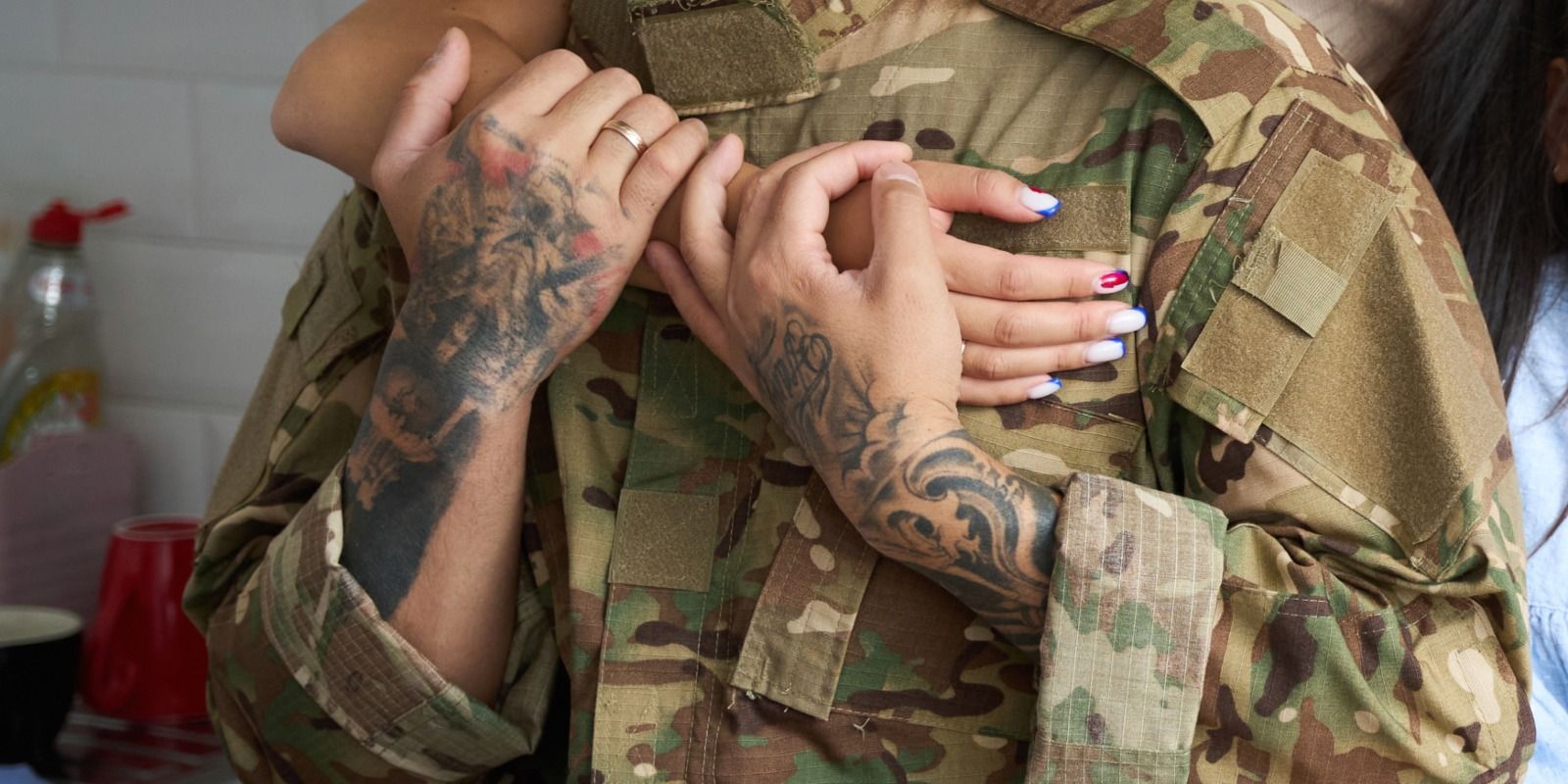 Are hand tattoos allowed in the military
